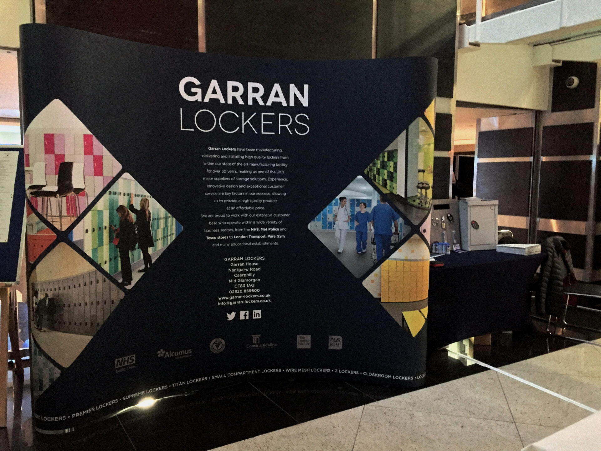 GARRAN LOCKERS AT THE HEALTH BUSINESS AWARDS 2017