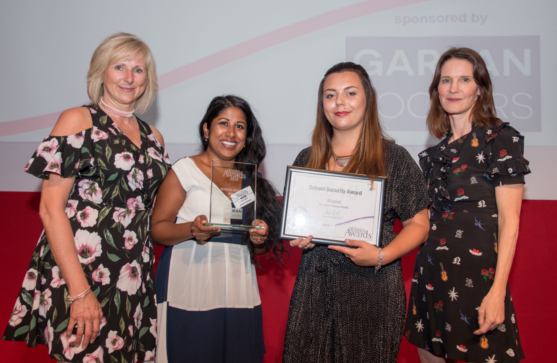 GARRAN LOCKERS AT THE EDUCATION BUSINESS AWARDS 2018